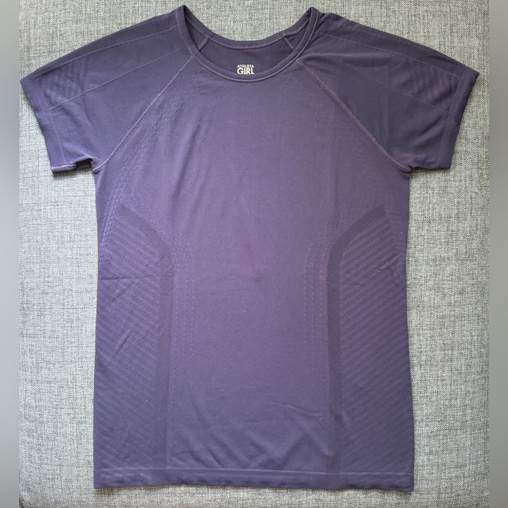 Athleta Girl Power Up Seamless Tee in Navy